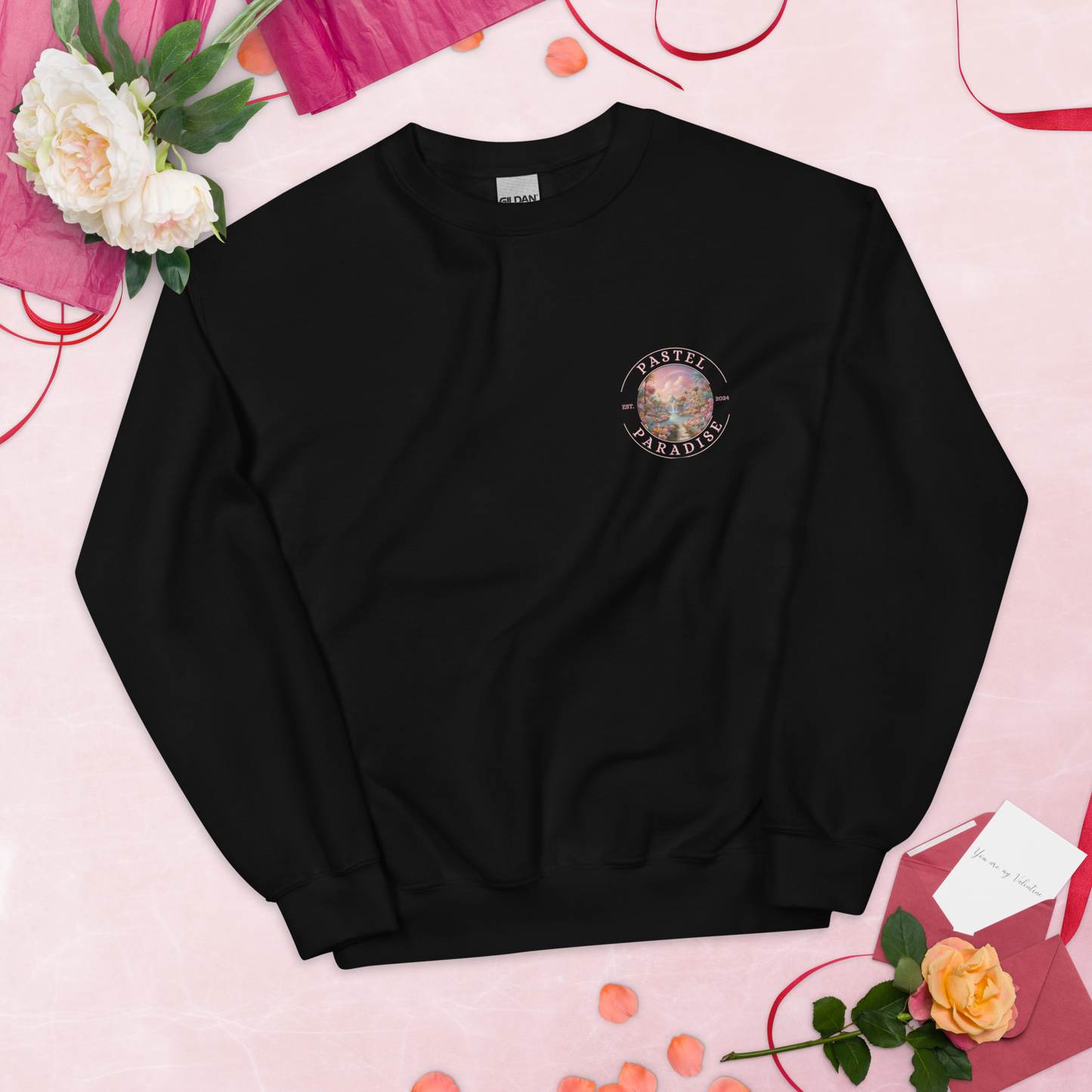 Pastel Paradise Sweatshirt - Side Logo